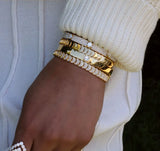 Lunara Crystal Choker & Bracelet Set