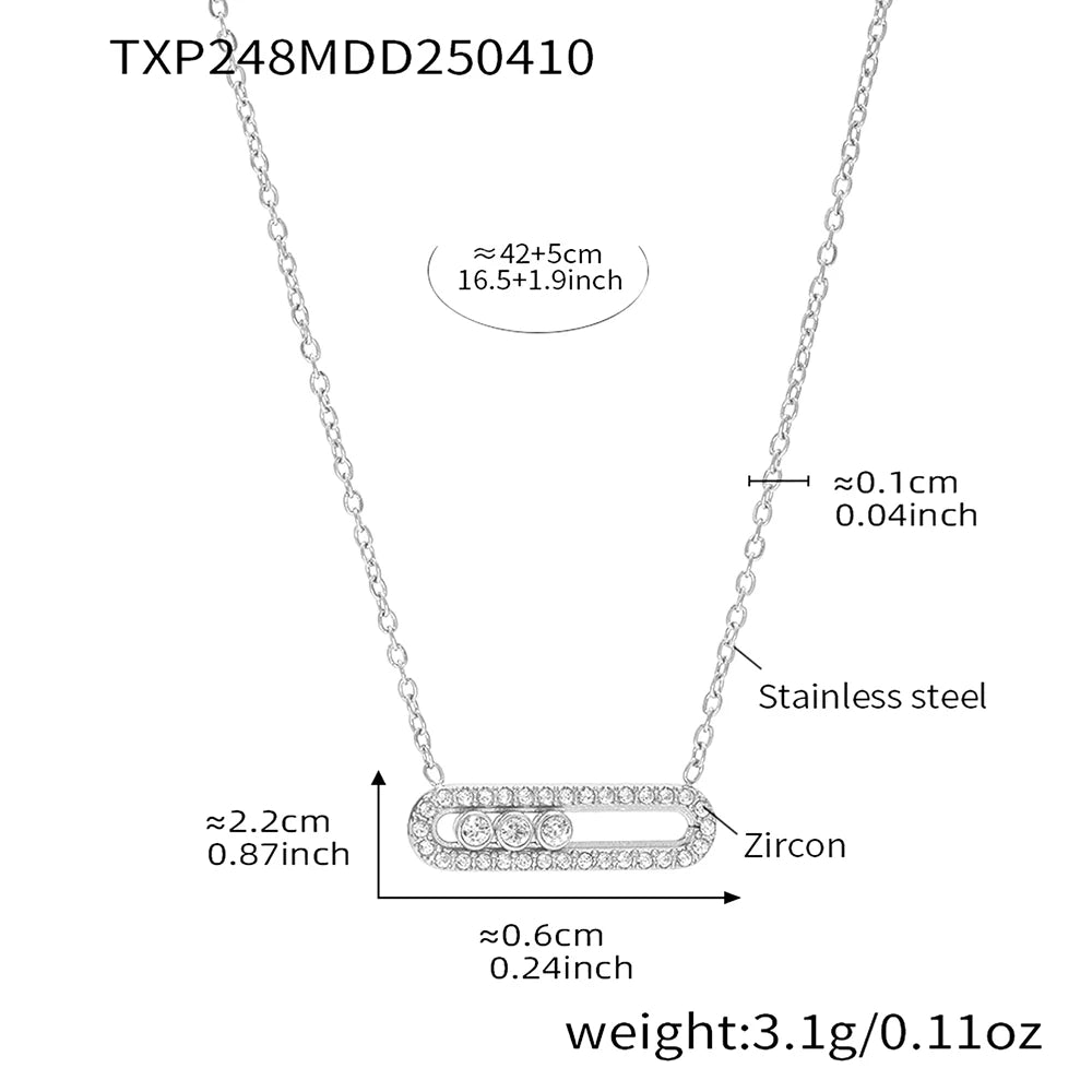 Celeste Zircon Necklace & Ring Set