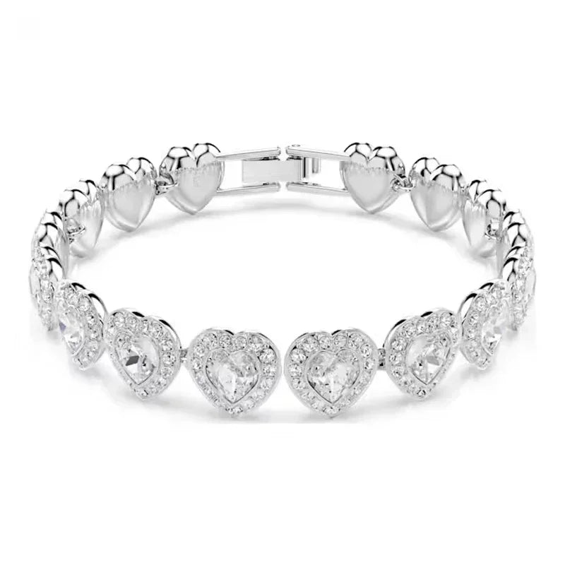 Amorette Heart Crystal Jewelry Set