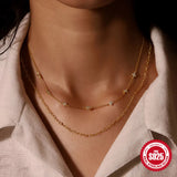 Fleur Fine 925 Sterling Silver Necklace