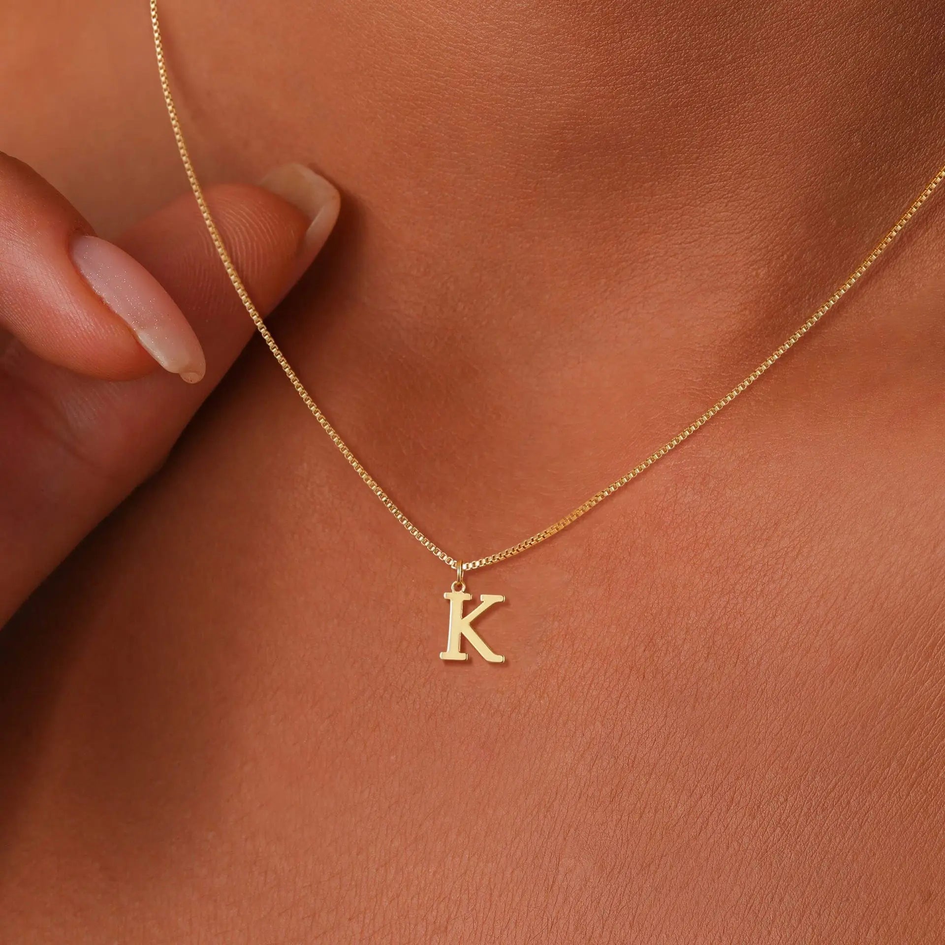 Lumière Initial Necklace