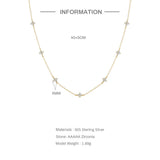 Fleur Fine 925 Sterling Silver Necklace