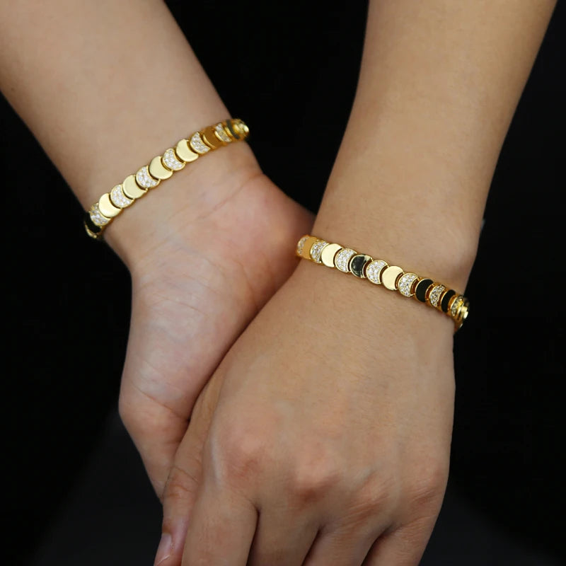 Lunara Crystal Choker & Bracelet Set