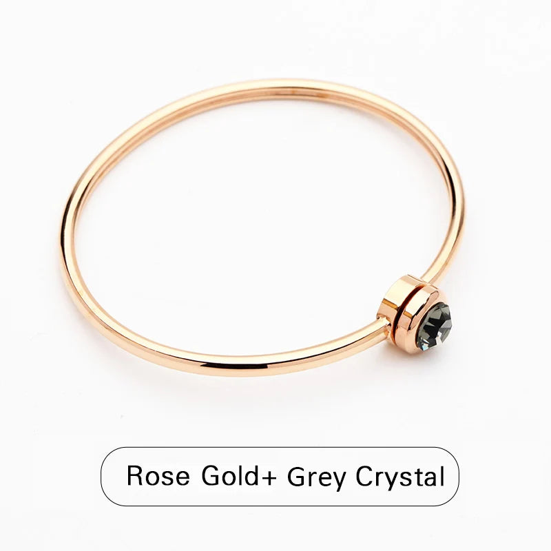 Aurora Crystal Cuff Bracelet