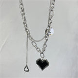 Vintage Link Chain Pendant Necklace