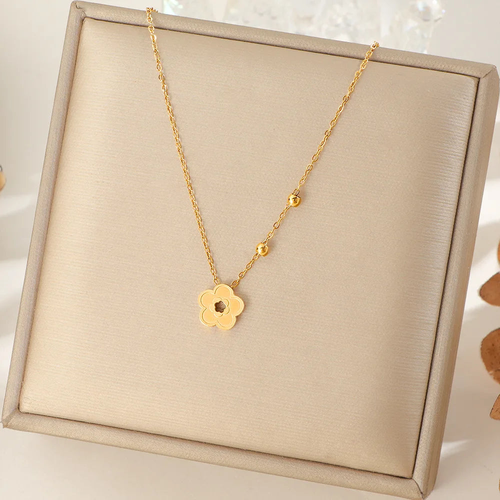 Zara Zircon Stainless Steel Choker Necklace