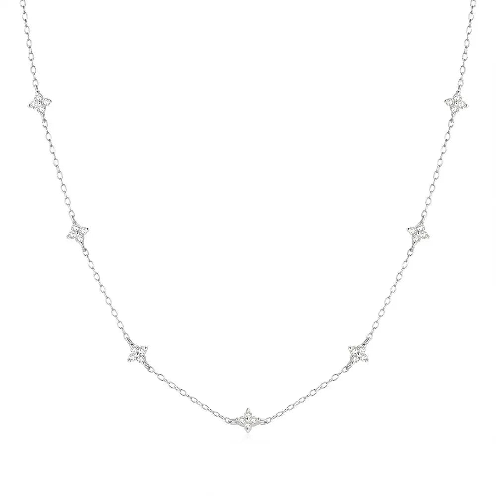 Fleur Fine 925 Sterling Silver Necklace