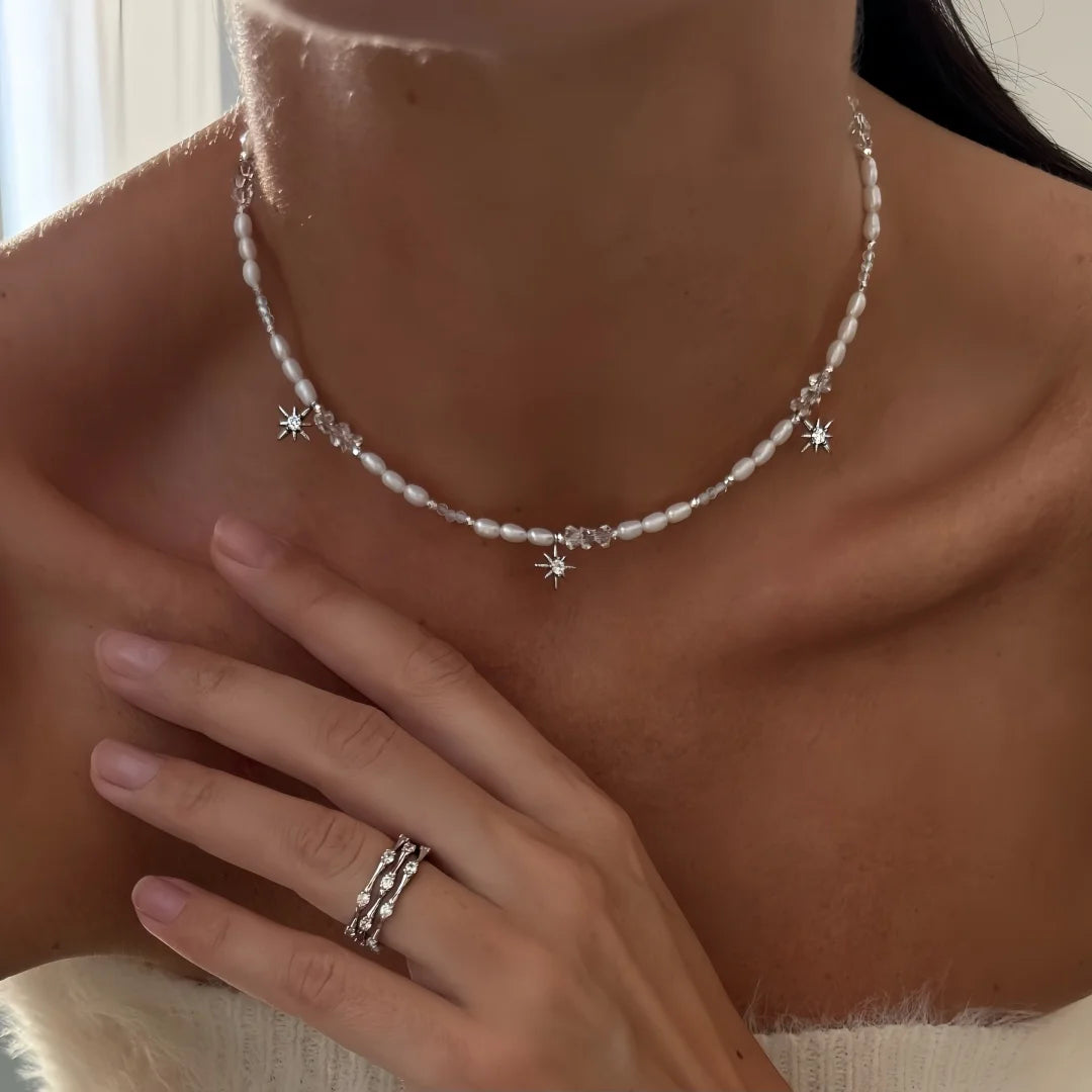 Jardin Bohème Lock & Leaf Pendant Necklace