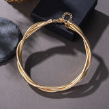 Luxe Triple Chain Necklace