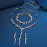 Aurélie Crystal Tassel Jewelry Set