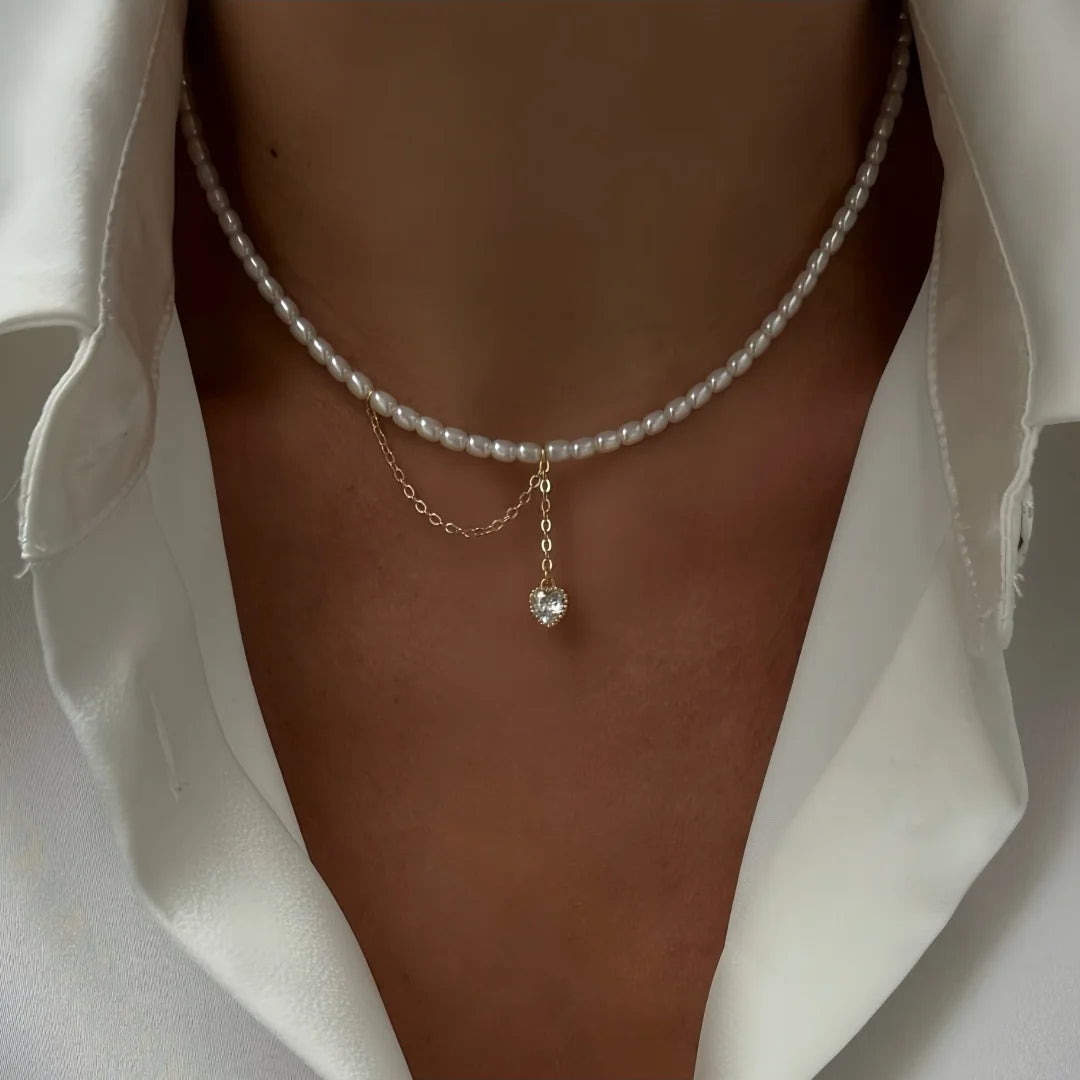Jardin Bohème Lock & Leaf Pendant Necklace