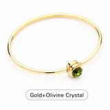 Aurora Crystal Cuff Bracelet