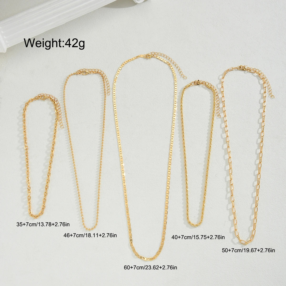 Bohème 5-Piece Layered Choker Necklace Set
