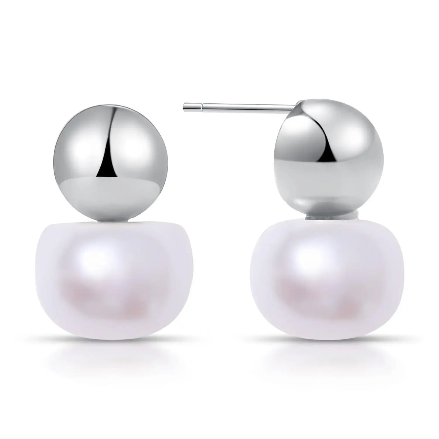 Isla Freshwater Pearl Hoop Earrings