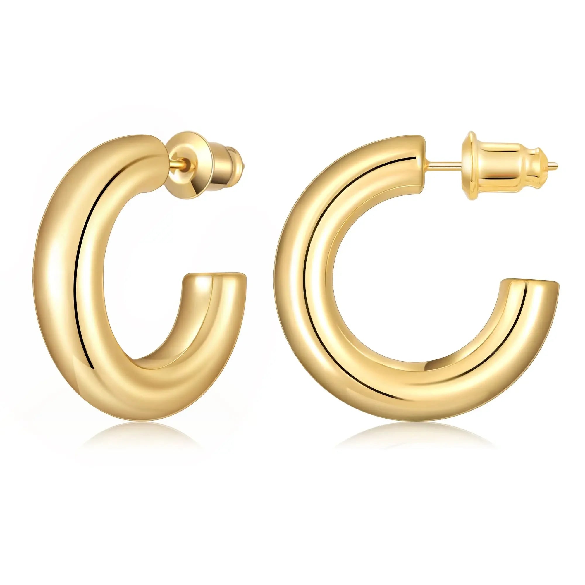 Aurora Gold Hoop Earrings