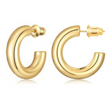 Aurora Gold Hoop Earrings