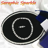 Amorette Heart Crystal Jewelry Set