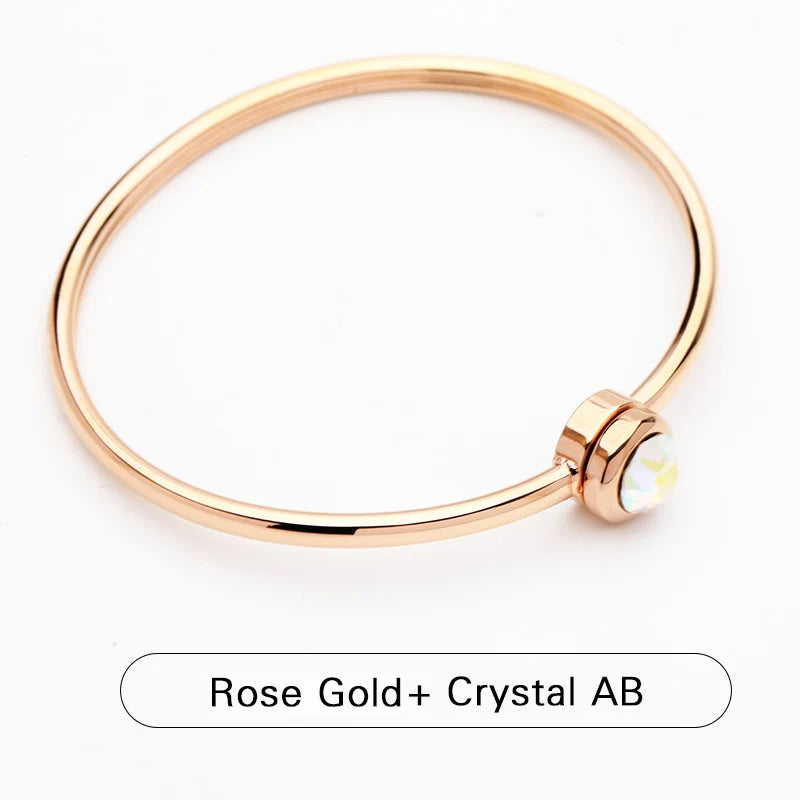 Aurora Crystal Cuff Bracelet