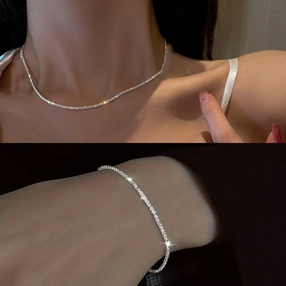 Starlight Silver Jewelry Set