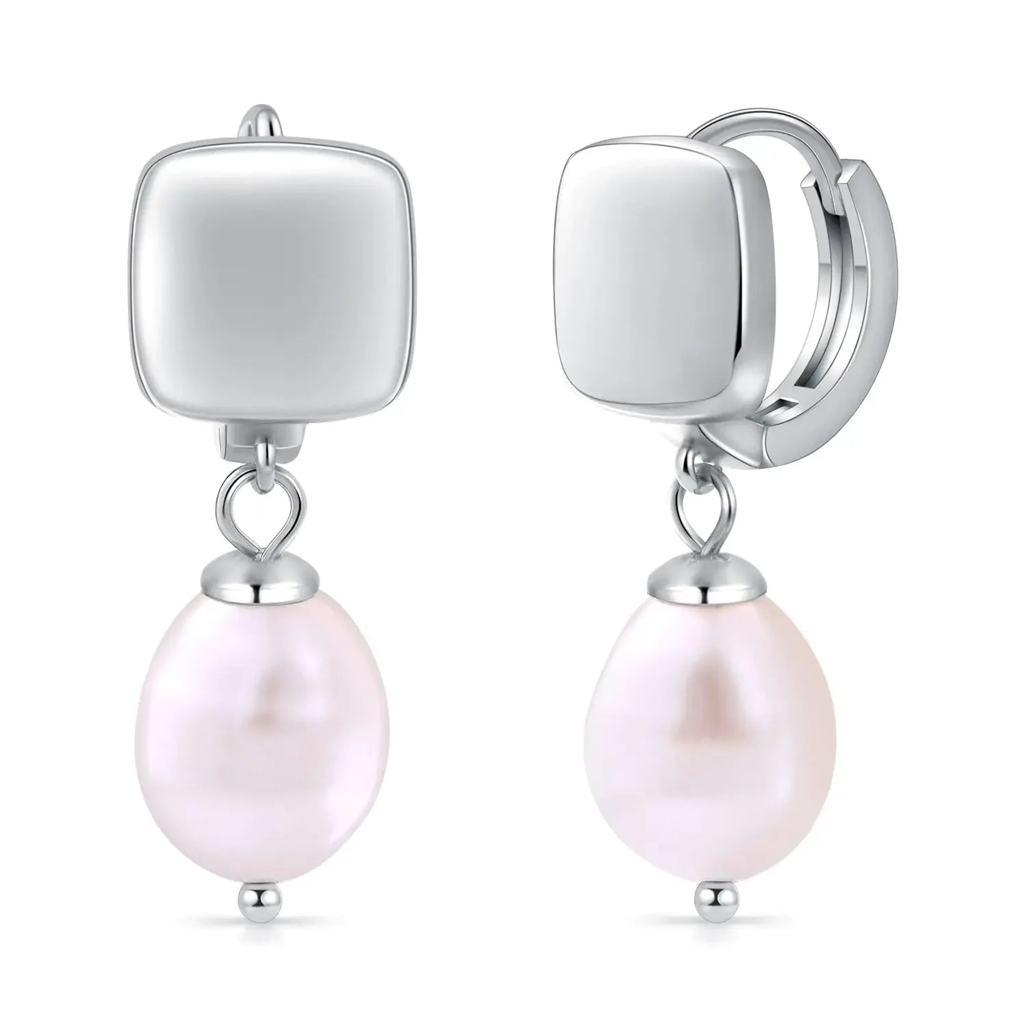 Isla Freshwater Pearl Hoop Earrings