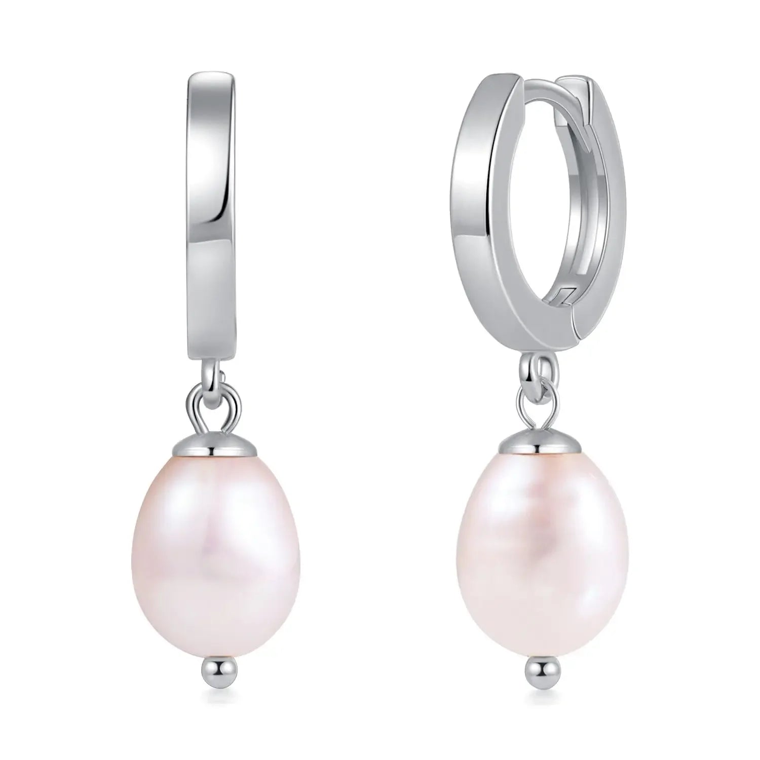 Isla Freshwater Pearl Hoop Earrings