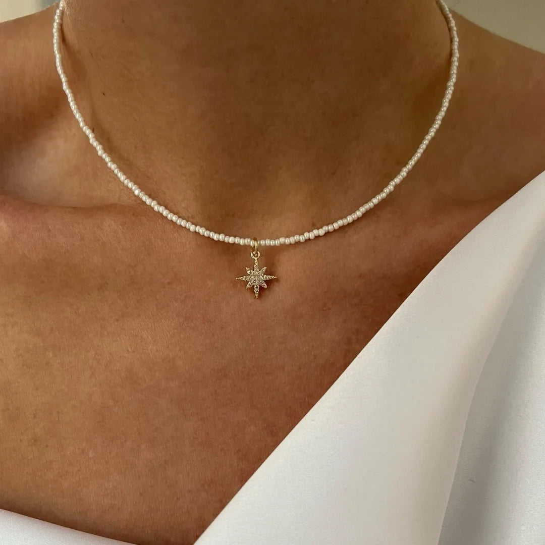 Jardin Bohème Lock & Leaf Pendant Necklace