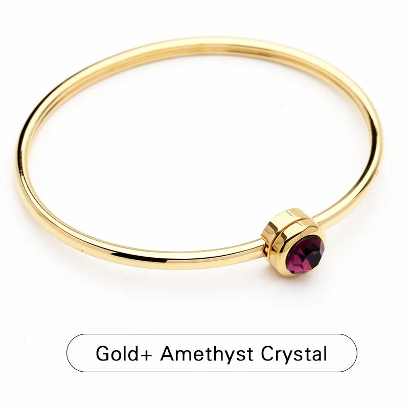 Aurora Crystal Cuff Bracelet