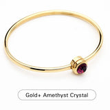 Aurora Crystal Cuff Bracelet