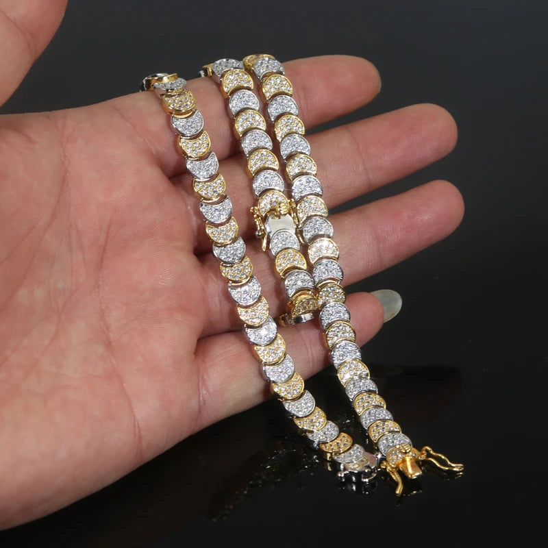 Lunara Crystal Choker & Bracelet Set