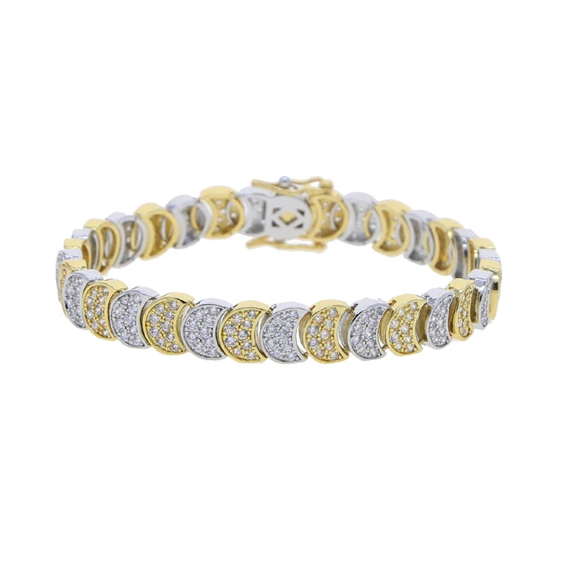 Lunara Crystal Choker & Bracelet Set
