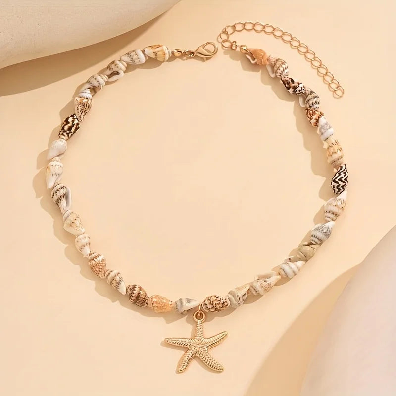 Coastal Charm Stacked Necklace Set