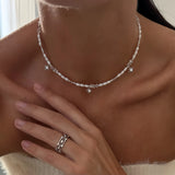 Jardin Bohème Lock & Leaf Pendant Necklace