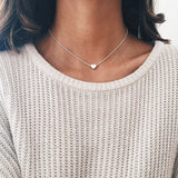 Vintage Link Chain Pendant Necklace