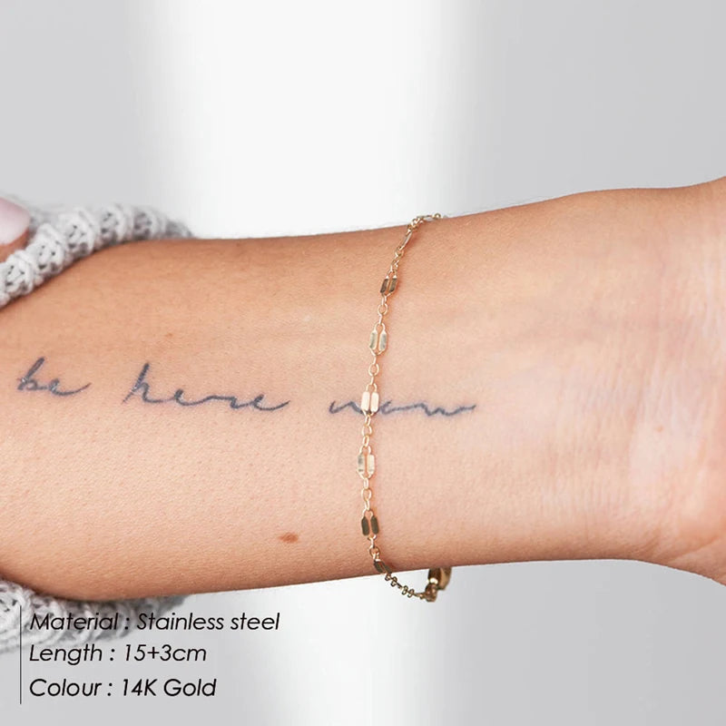 Seraphina Adjustable Gold Chain Bracelet