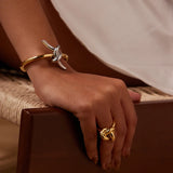 Evelina Knot Cuff Bracelet