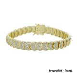 Lunara Crystal Choker & Bracelet Set