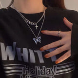 Vintage Link Chain Pendant Necklace