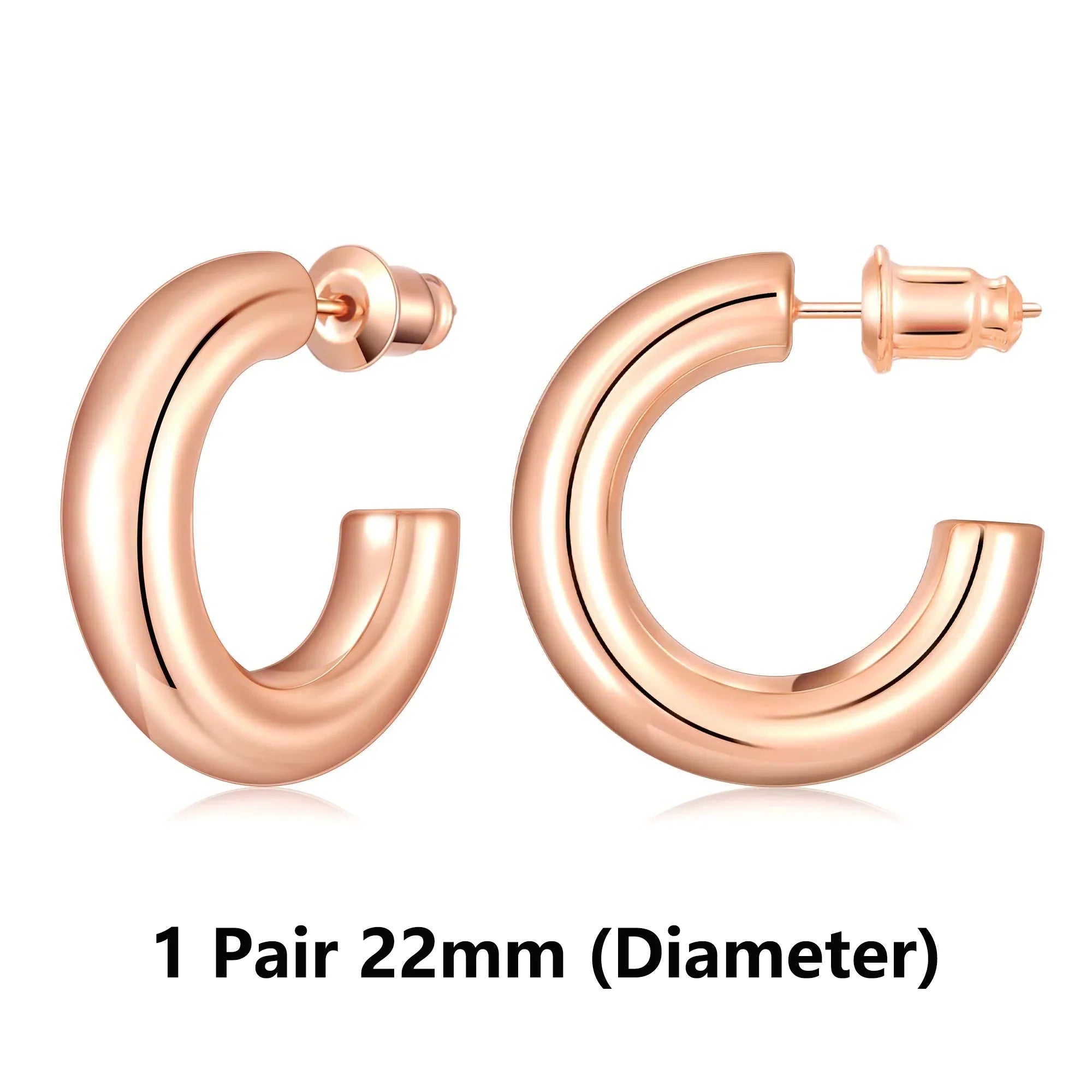 Aurora Gold Hoop Earrings