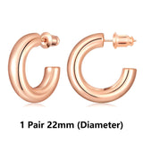 Aurora Gold Hoop Earrings