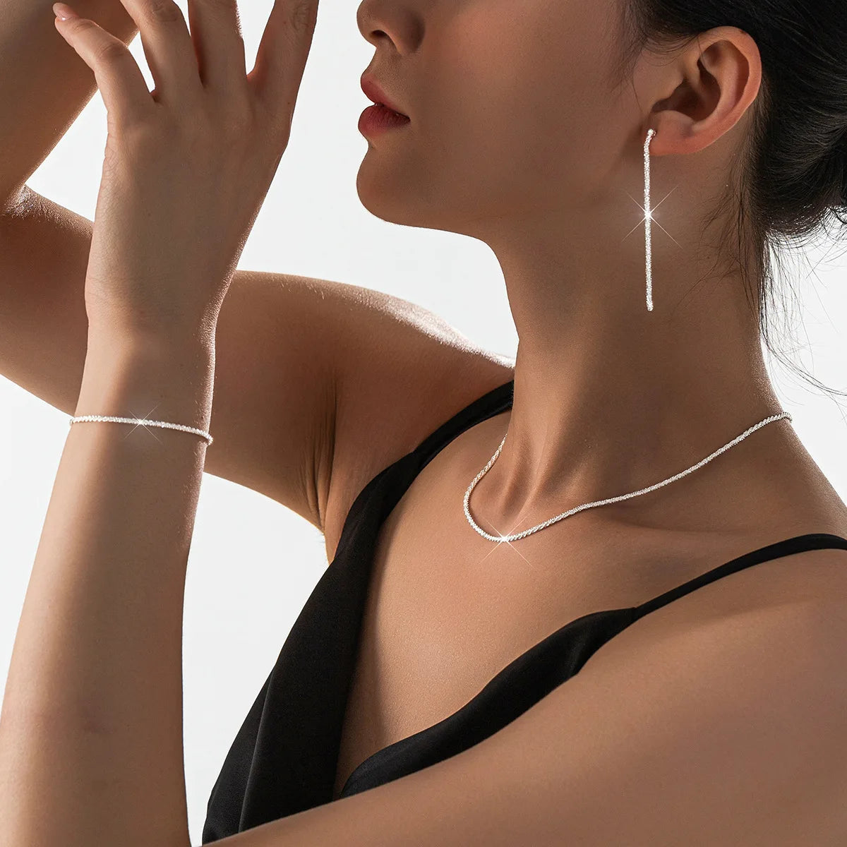 Starlight Silver Jewelry Set