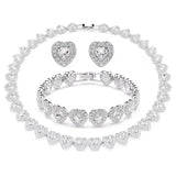 Amorette Heart Crystal Jewelry Set