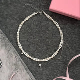 Jardin Bohème Lock & Leaf Pendant Necklace