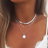 Y2K Layered Chain Necklace