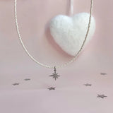 Jardin Bohème Lock & Leaf Pendant Necklace