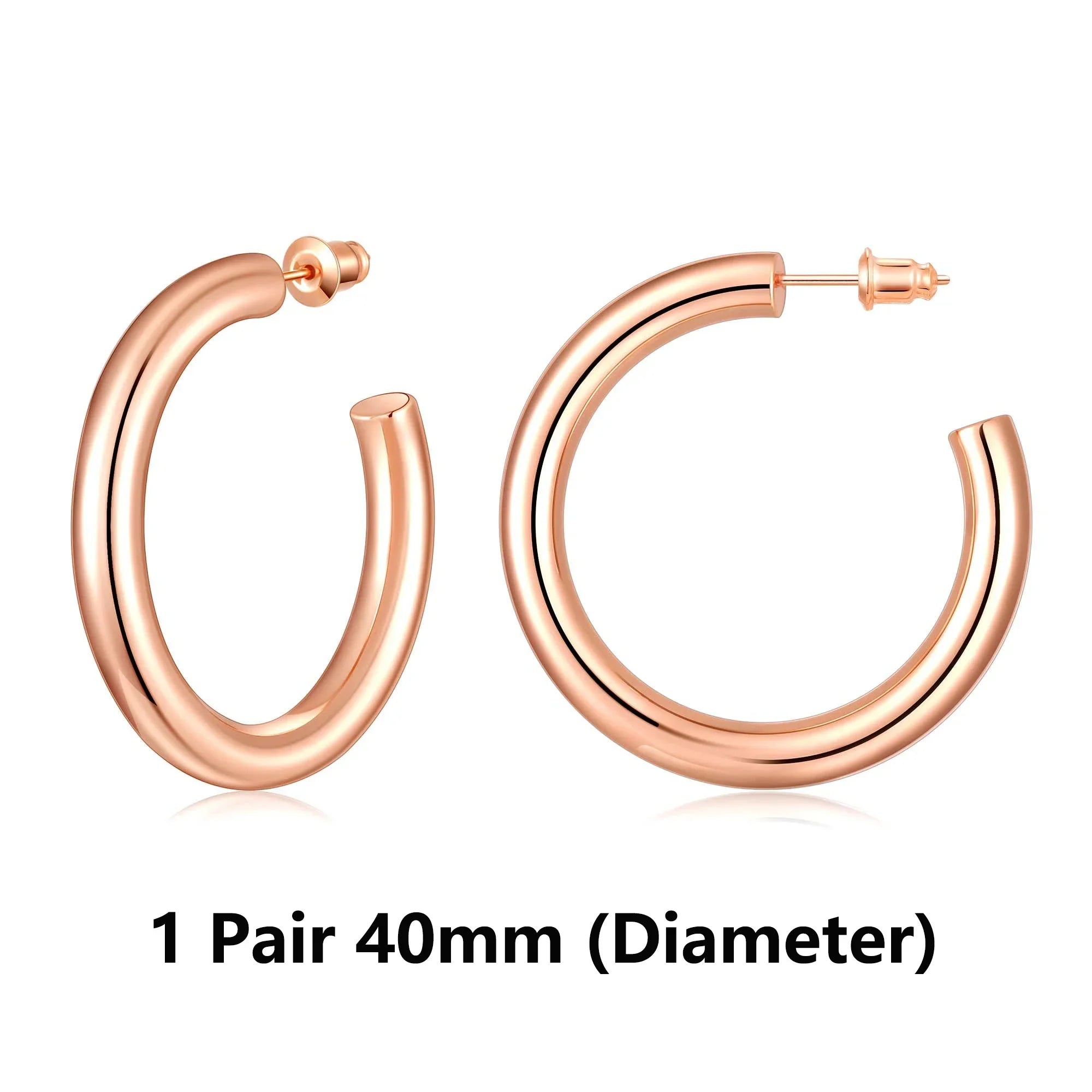 Aurora Gold Hoop Earrings