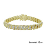 Lunara Crystal Choker & Bracelet Set